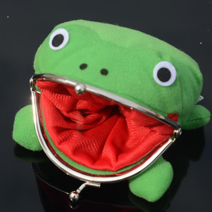 Amazon.com: Frog Coin Wallet Purse Cute Animal Money Pouch,Cosplay Anime  Cute Purse,Green Cartoon Plush Frog Money Bag,Frog Money Pouch with  Lock,Novelty Toy,School Prize,Children's Day Gift for Kids : Clothing,  Shoes & Jewelry